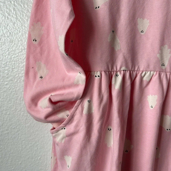 CAT & JACK Pink Long Sleeves Dress With Pockets Size XL (14) BNWT - Picture 3 of 5